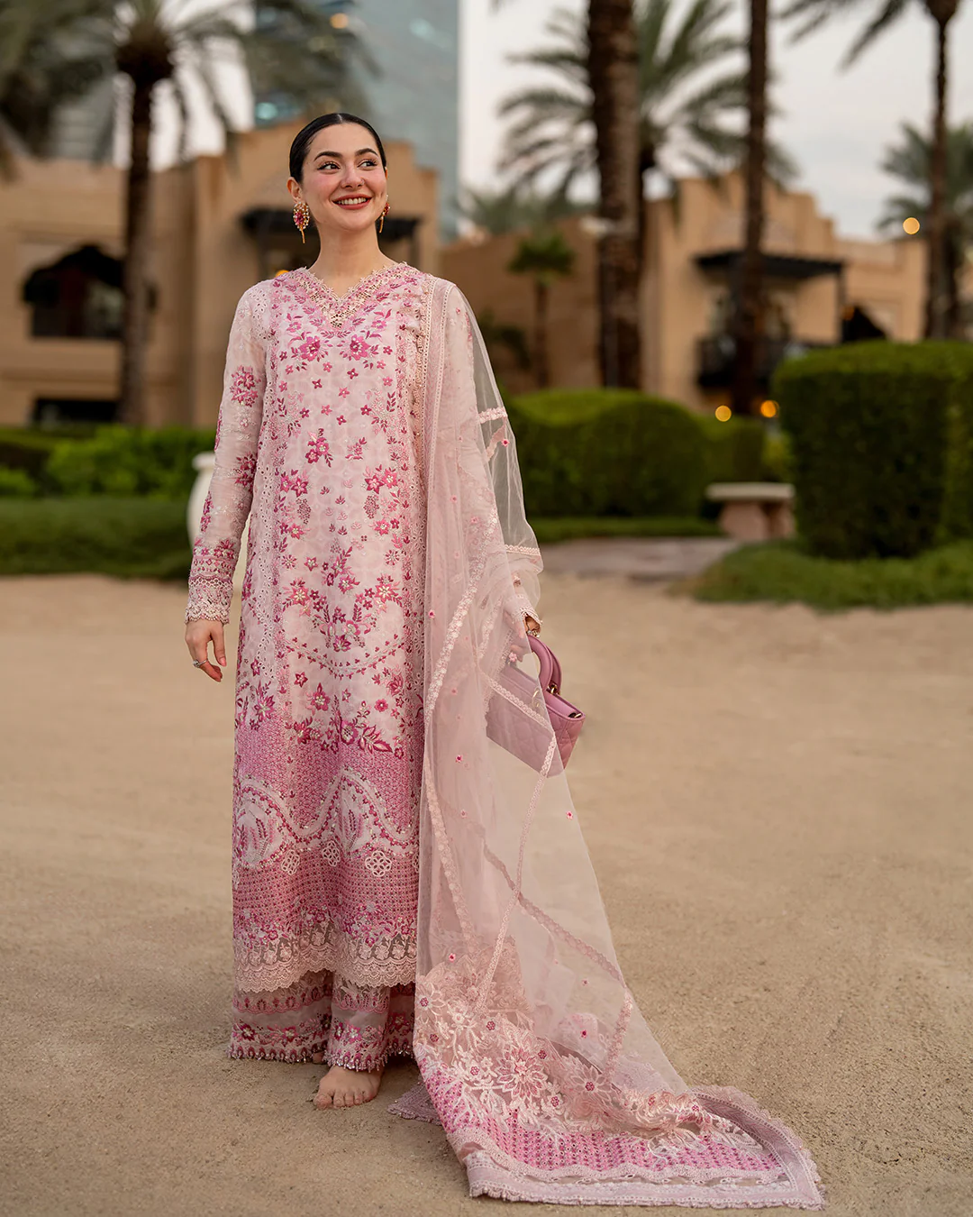 Faiza Saqlain X Hania Amir Luxury Lawn 2026 | LAMIJA