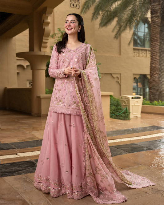 Faiza Saqlain X Hania Amir Luxury Lawn 2026 | ASJA