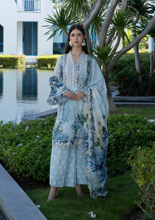 Elaf Santorini Prints 2026 | EPN-1A | OCEAN PETALS