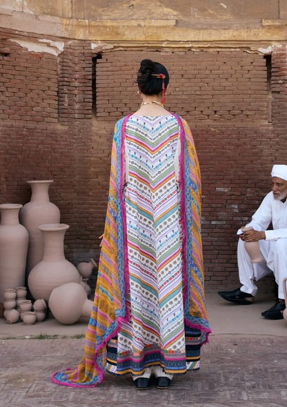Aangan - Prints Chiffon'26 By Kahf | KPS-2A YASMEEN