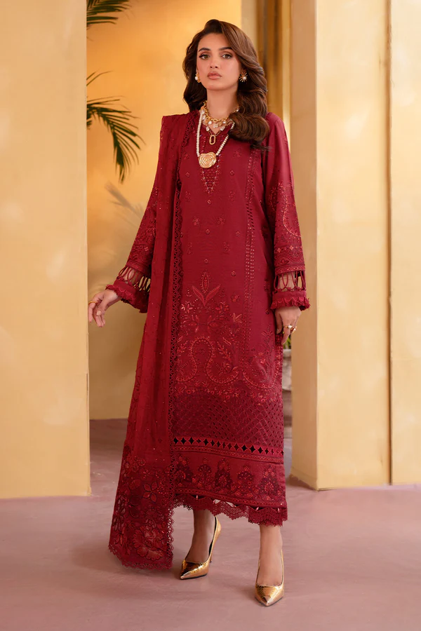 Nureh Embroidered Karandi 2025 | NE-131