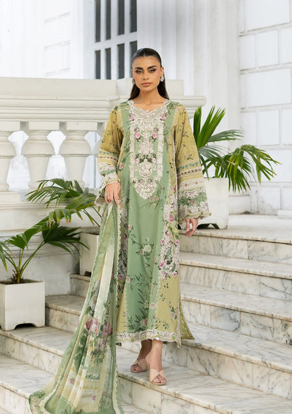 Signature Embroidered lawn With Chiffon Collection Vol-II '26 By Elaf | ESG-1A ELARA