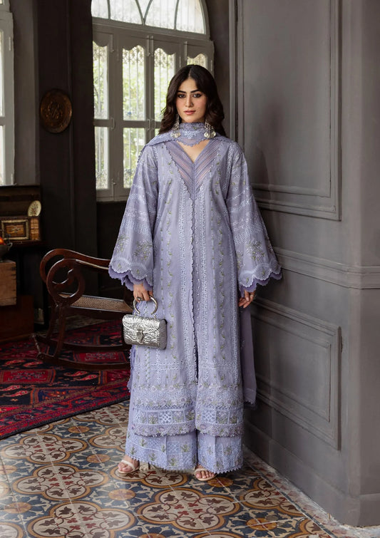 Kahf Karandi With Embroidered Chifoon 2025 | KKH-04 | WISTERIA