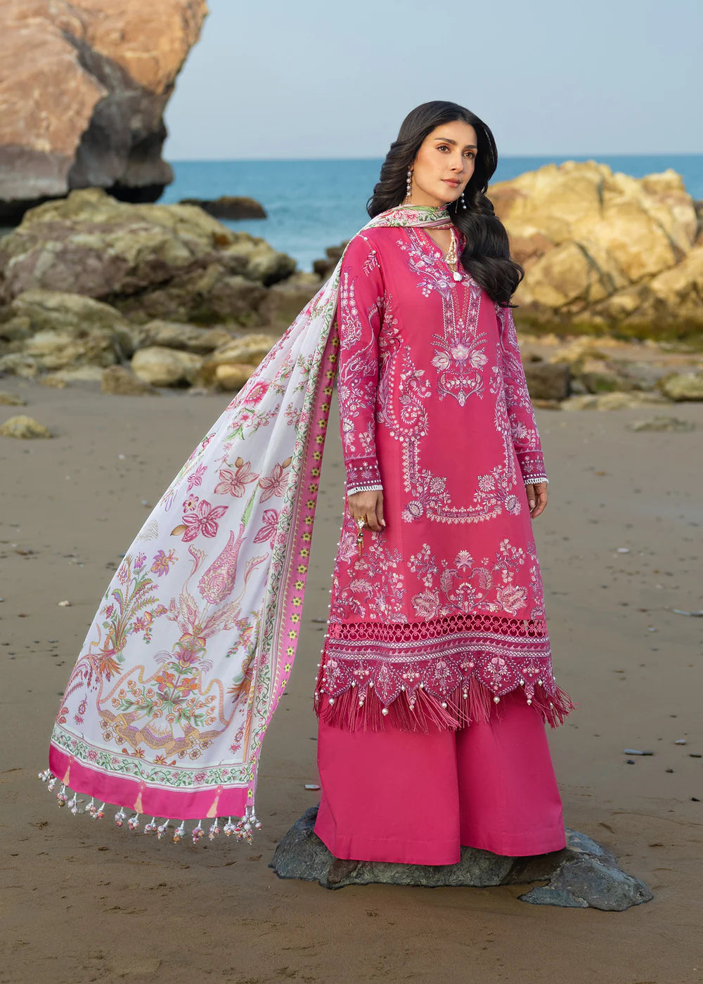 Siraa Luxury Lawn 2026 by Sadaf Fawad Khan | GULRUKH