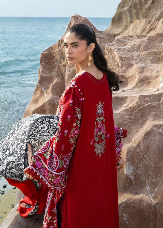 Siraa Luxury Lawn 2026 by Sadaf Fawad Khan | LAAL