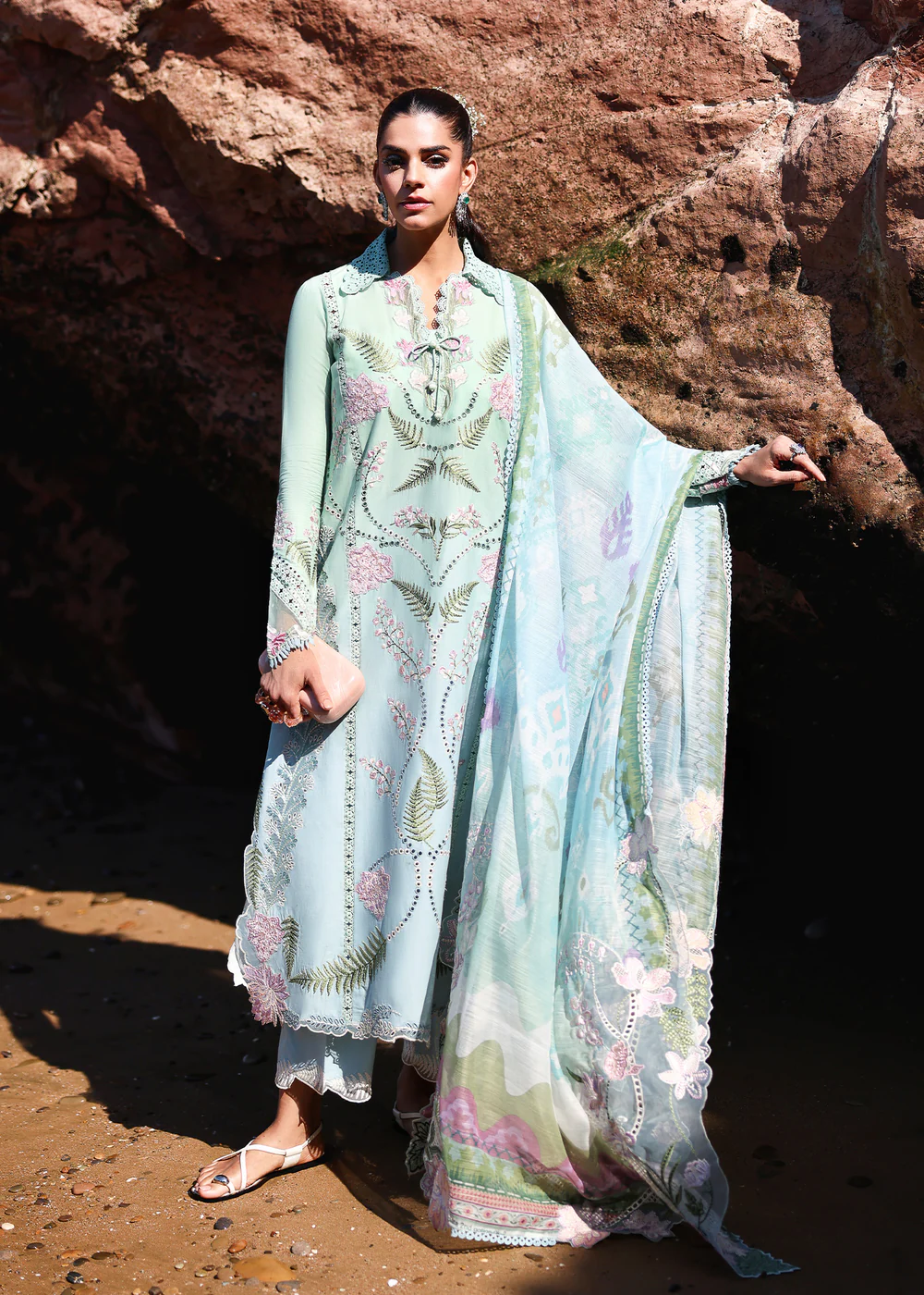 Saira Shakira Luxury Lawn 2026 | TALI | D-3B