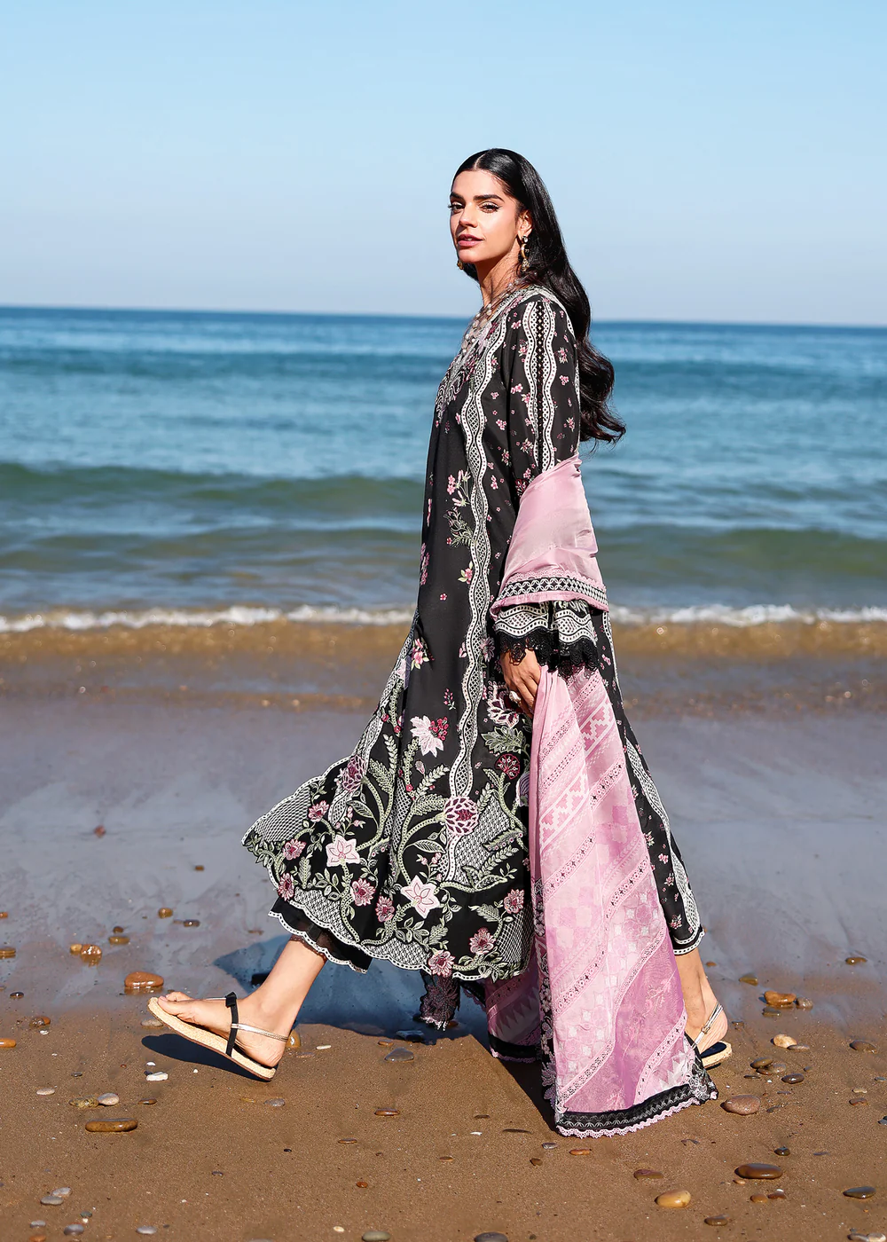 Saira Shakira Luxury Lawn 2026 | IVY | D-1B