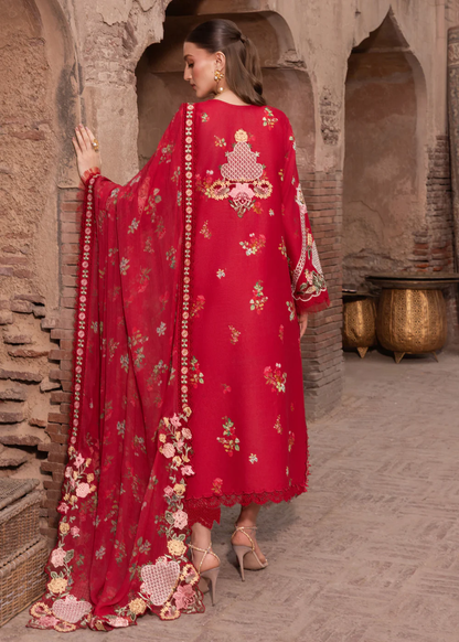 Saira Shakira Luxury Lawn 2026 | ROSE | D-6A