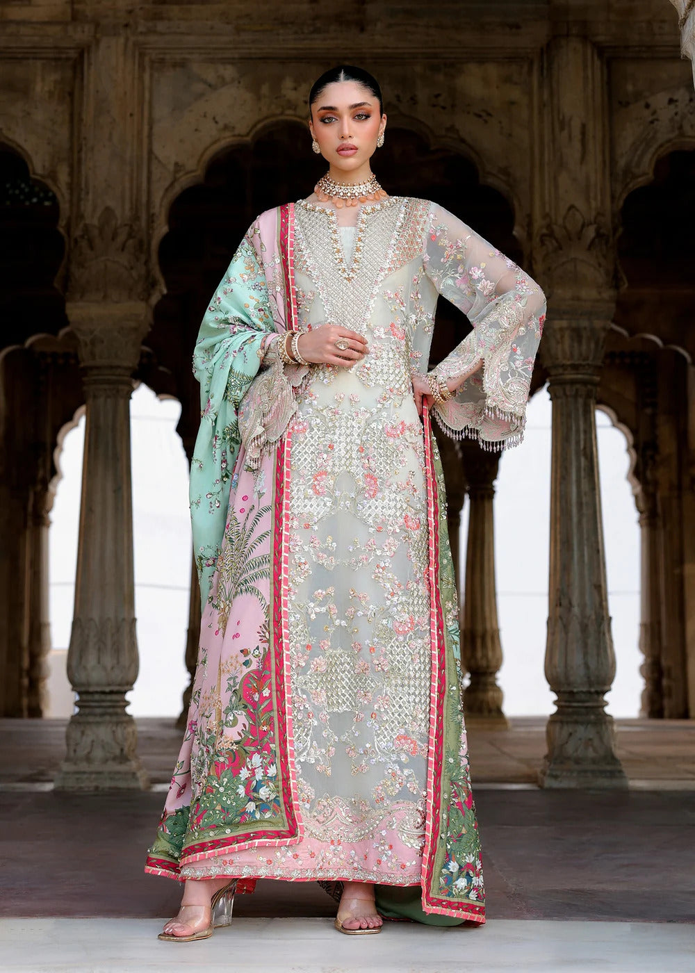 Saira Shakira  Wedding Collection 2026 | CAMELLIA - OFF WHITE