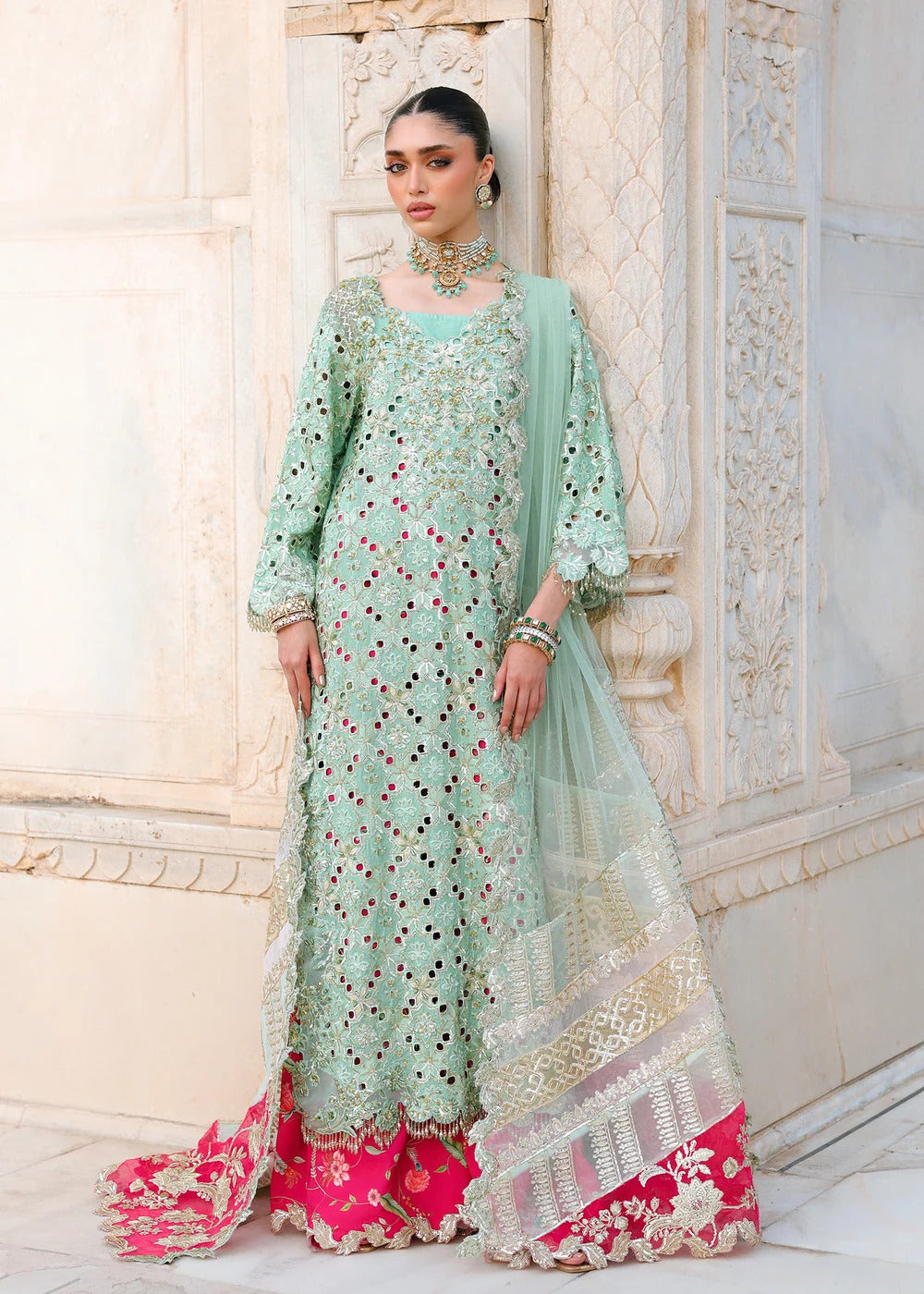 Saira Shakira  Wedding Collection 2026 | VOILA - MINT GREEN