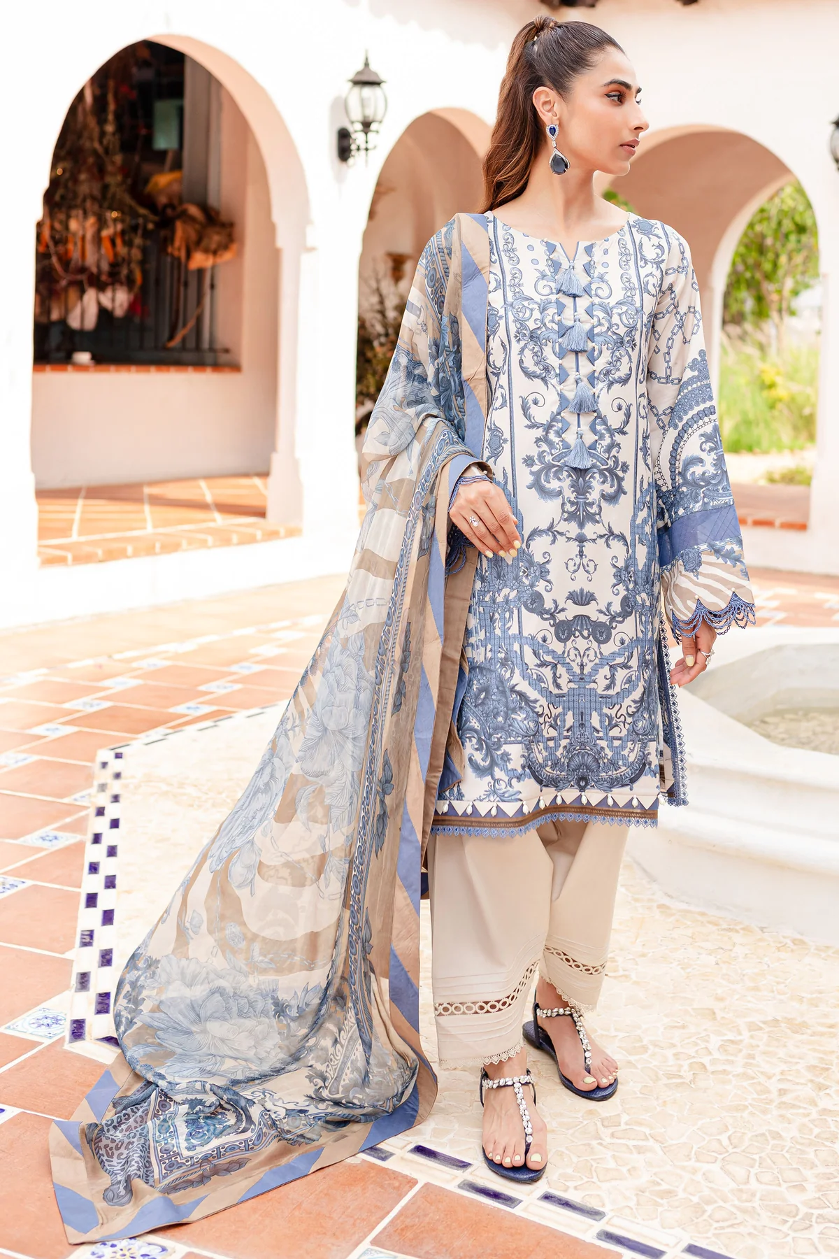 Jade Urbane chiffon Dupatta Collection Vol-02 2024-8