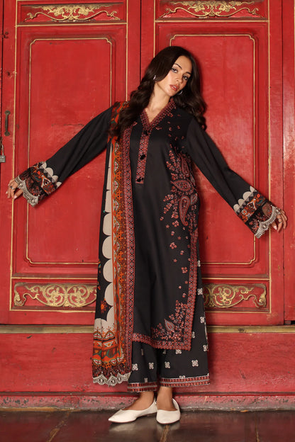 Aniq V1 Linen 2026 by Charizma | Unstitched Embroidered Linen Collection | ANW7-02