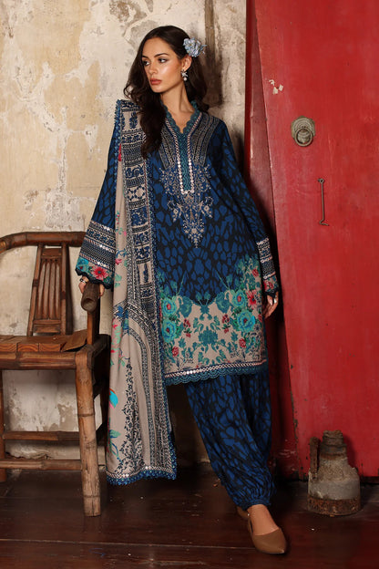 Aniq V1 Linen 2026 by Charizma | Unstitched Embroidered Linen Collection | ANW7-09