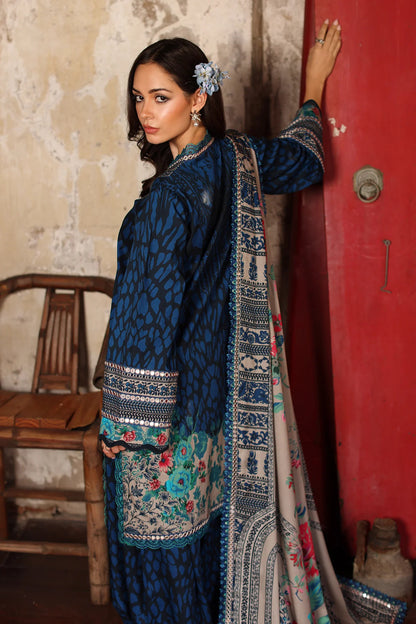 Aniq V1 Linen 2026 by Charizma | Unstitched Embroidered Linen Collection | ANW7-09