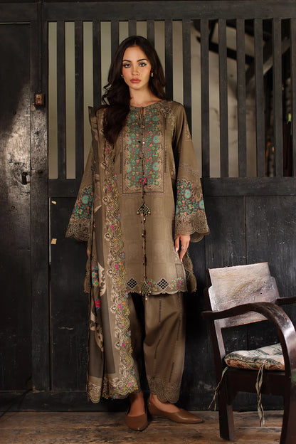 Aniq V1 Linen 2026 by Charizma | Unstitched Embroidered Linen Collection | ANW7-05
