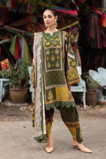 Aniq V1 Linen 2026 by Charizma | Unstitched Embroidered Linen Collection | ANW7-08