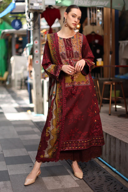 Aniq V1 Linen 2026 by Charizma | Unstitched Embroidered Linen Collection | ANW7-03