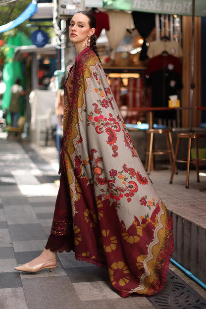 Aniq V1 Linen 2026 by Charizma | Unstitched Embroidered Linen Collection | ANW7-03