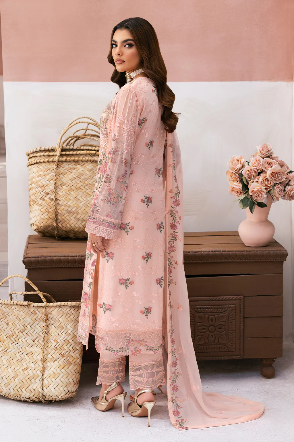 Arzoo by Ramsha Embroidered Chiffon | U-101