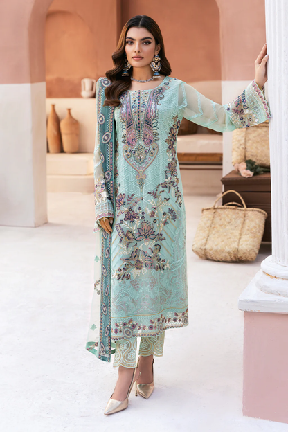 Arzoo by Ramsha Embroidered Chiffon | U-108