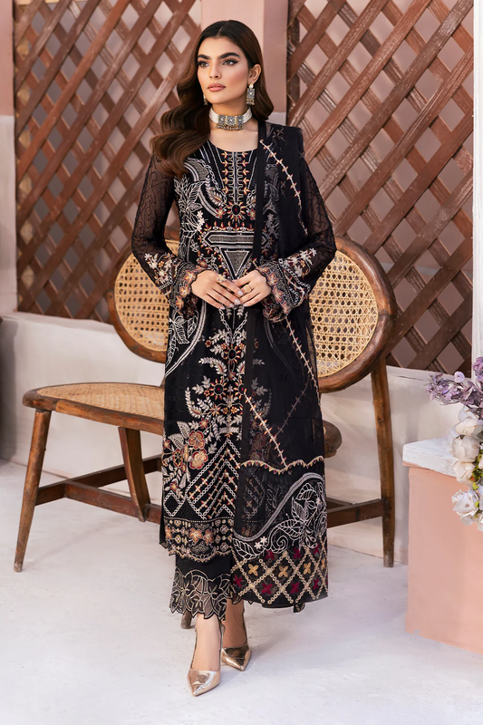 Arzoo by Ramsha Embroidered Chiffon | U-107