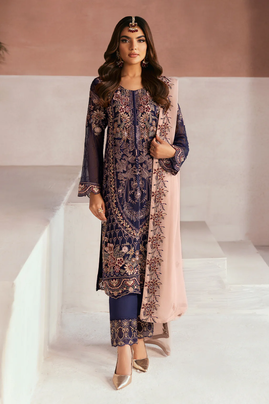 Arzoo by Ramsha Embroidered Chiffon | U-104