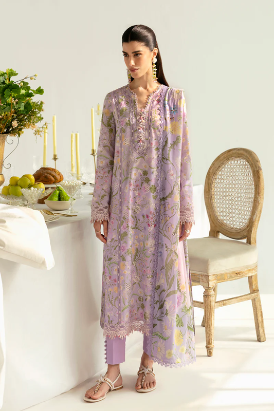 Qalamkar Qprints Unstitched Lawn | NAMI | 04A