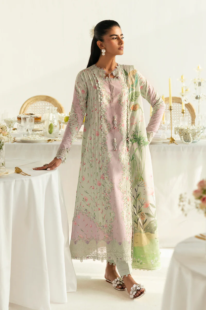 Qalamkar Qprints Unstitched Lawn | LIRA | 07A