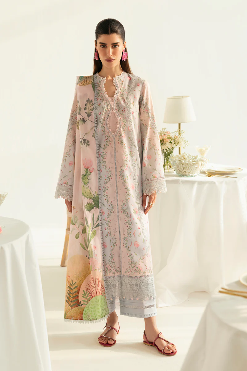 Qalamkar Qprints Unstitched Lawn | JANE | 07B