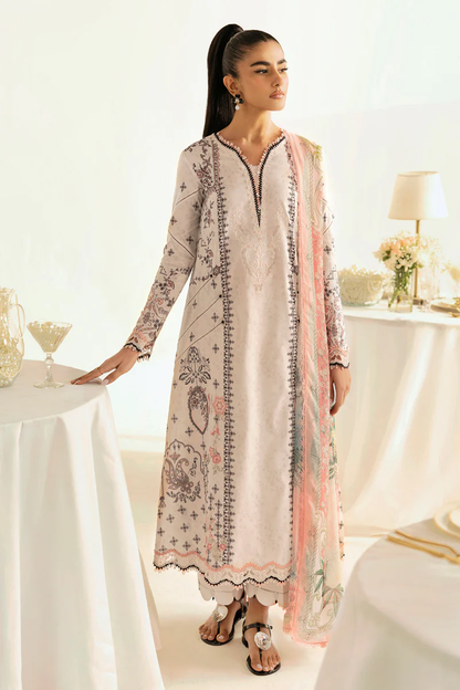 Qalamkar Qprints Unstitched Lawn | LYRA | 09A