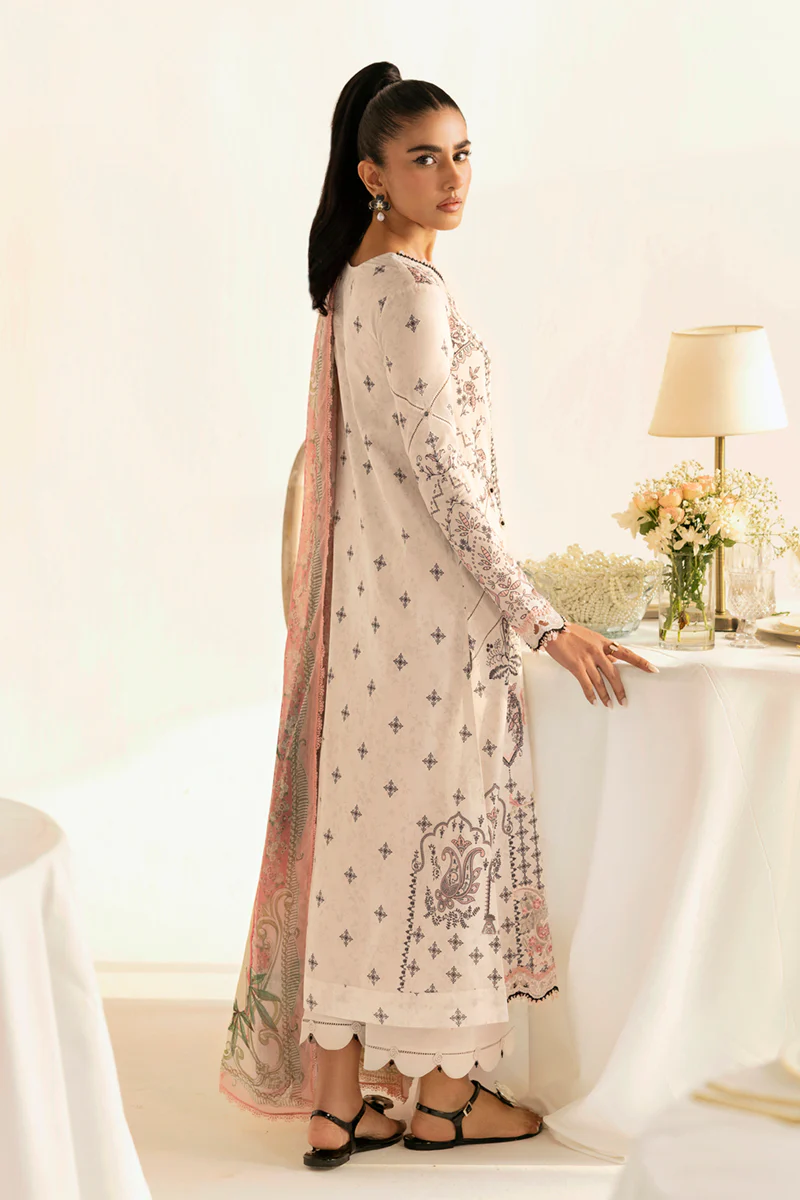 Qalamkar Qprints Unstitched Lawn | LYRA | 09A