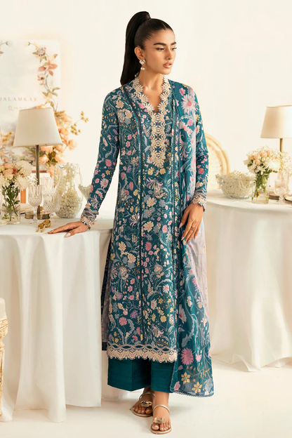 Qalamkar Qprints Unstitched Lawn | RHEA | 04B