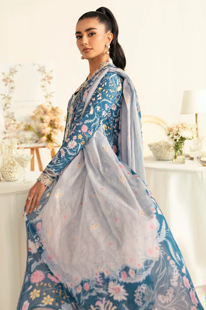 Qalamkar Qprints Unstitched Lawn | RHEA | 04B