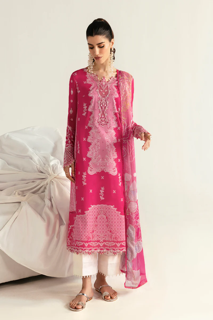 Qalamkar Qprints Unstitched Lawn | VEDA | 06B