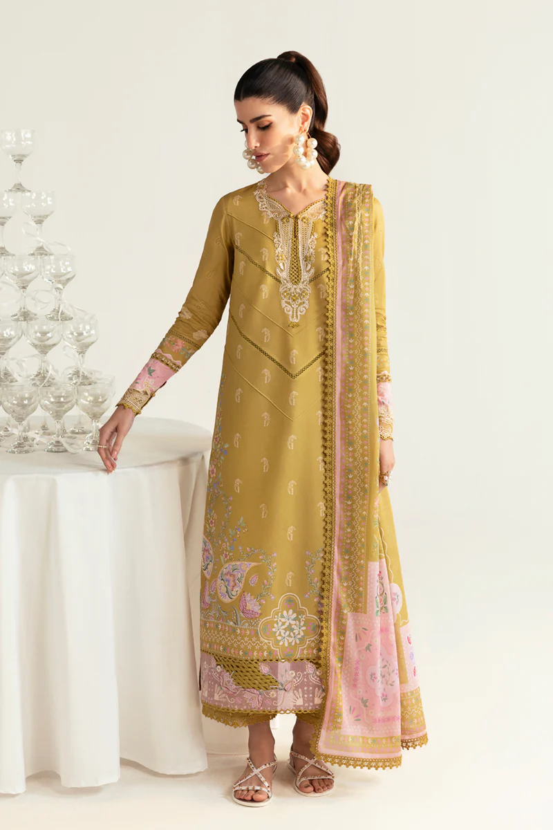 Qalamkar Qprints Unstitched Lawn | SIAN | 05A