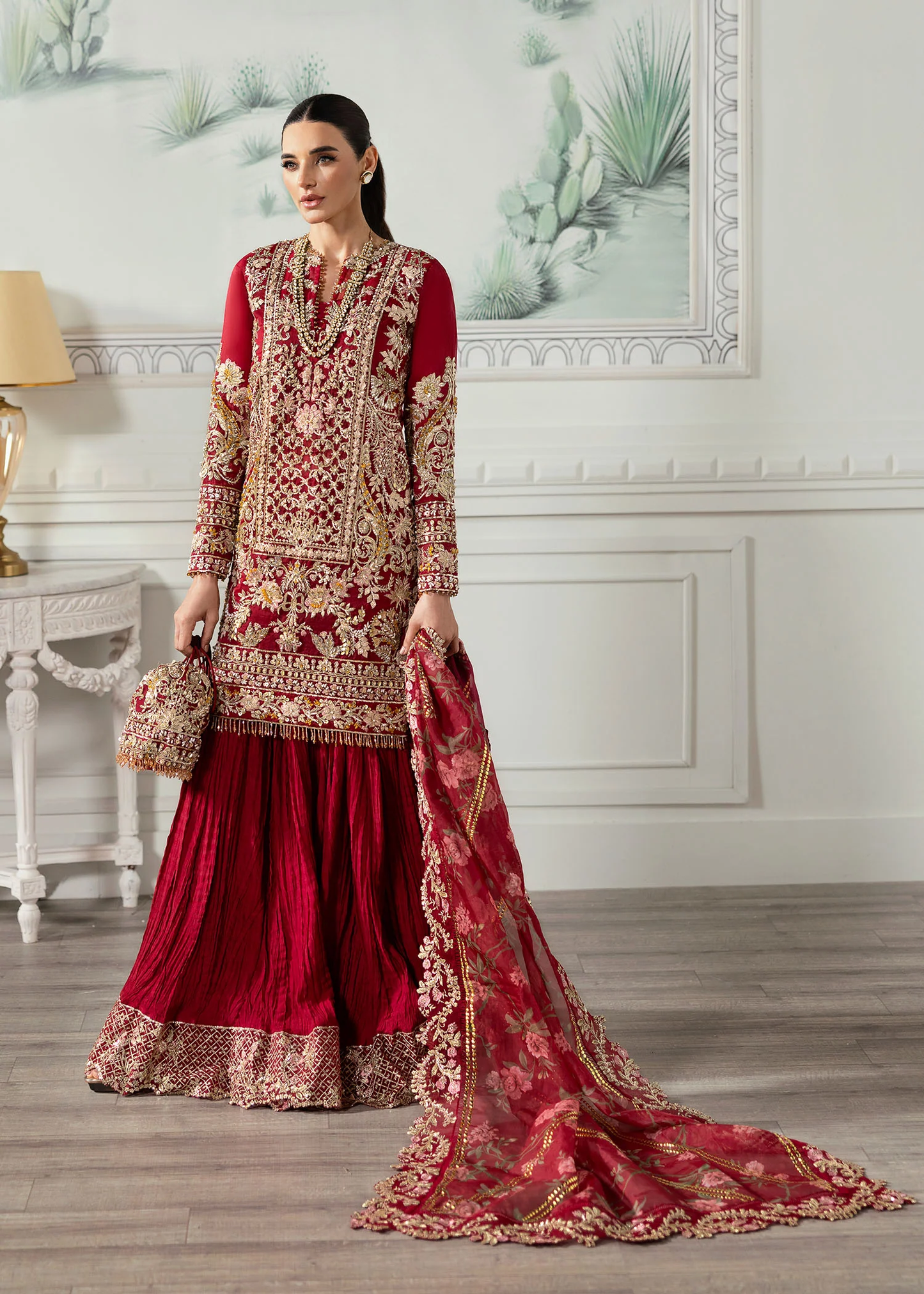 Crimson X Saira Shakira Unstitched Wedding Collection 2024 | CW24-D7