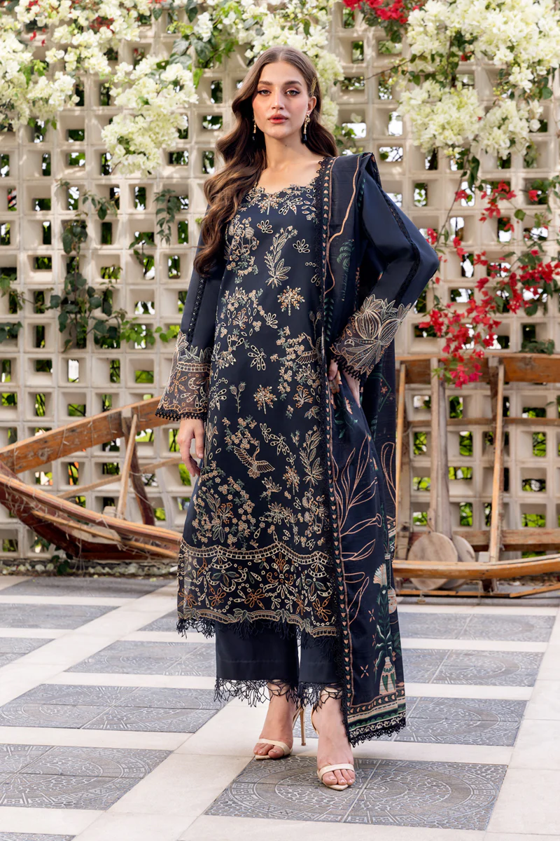 Rang Rasiya Carnation Lawn 2025 | D-12