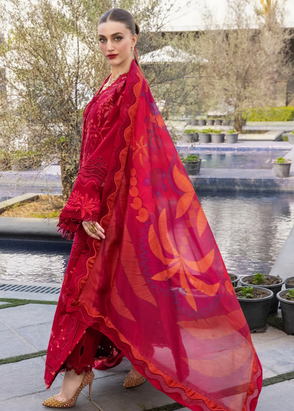 Crimson Luxury Lawn 2026 | BEAUTY IN BLOOM | D-3A