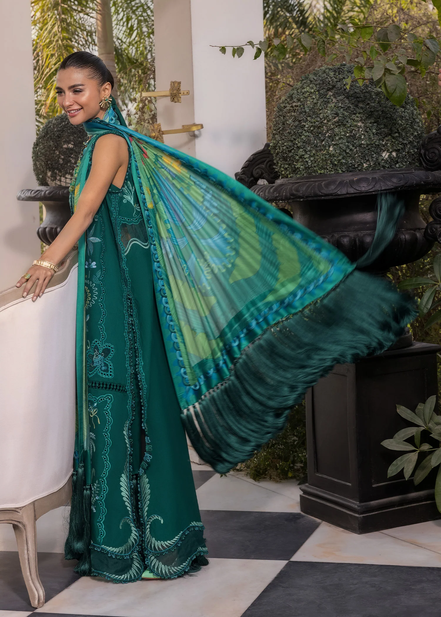 Crimson Luxury Lawn 2026 | BEAUTY IN BLOOM | D-3B