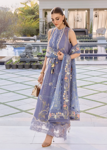 Crimson Luxury Lawn 2026 | FLORAL SERENITY | D-1B