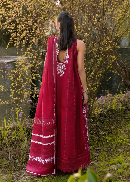 Crimson Luxury Lawn 2026 | A HANDMADE TALE | D-5A