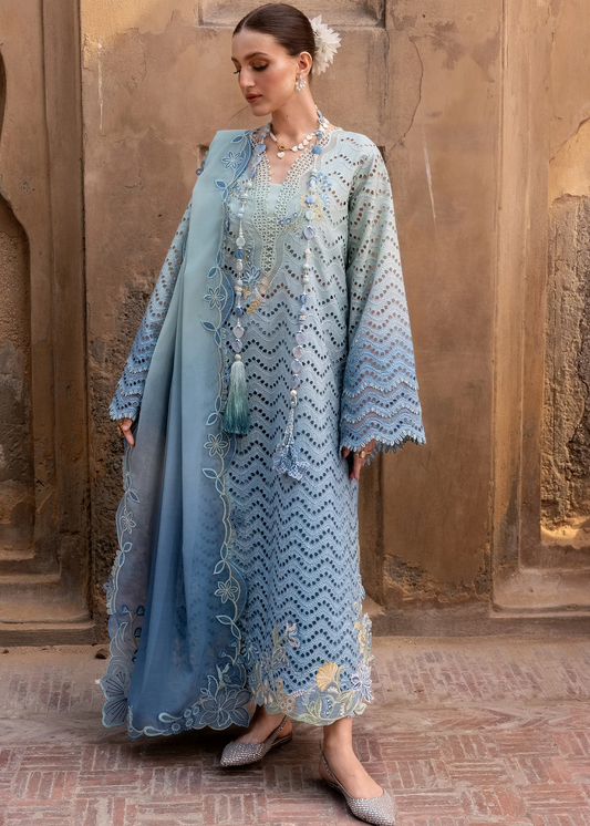 Crimson Luxury Lawn 2026 | OMBRE LOVE | D-8A