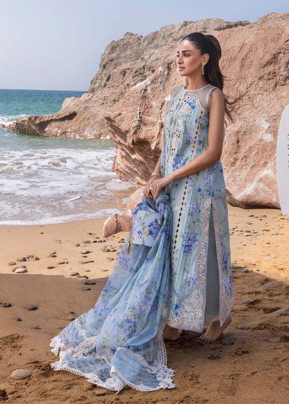 Crimson Lawn 2025 by Saira Shakira | D-03B