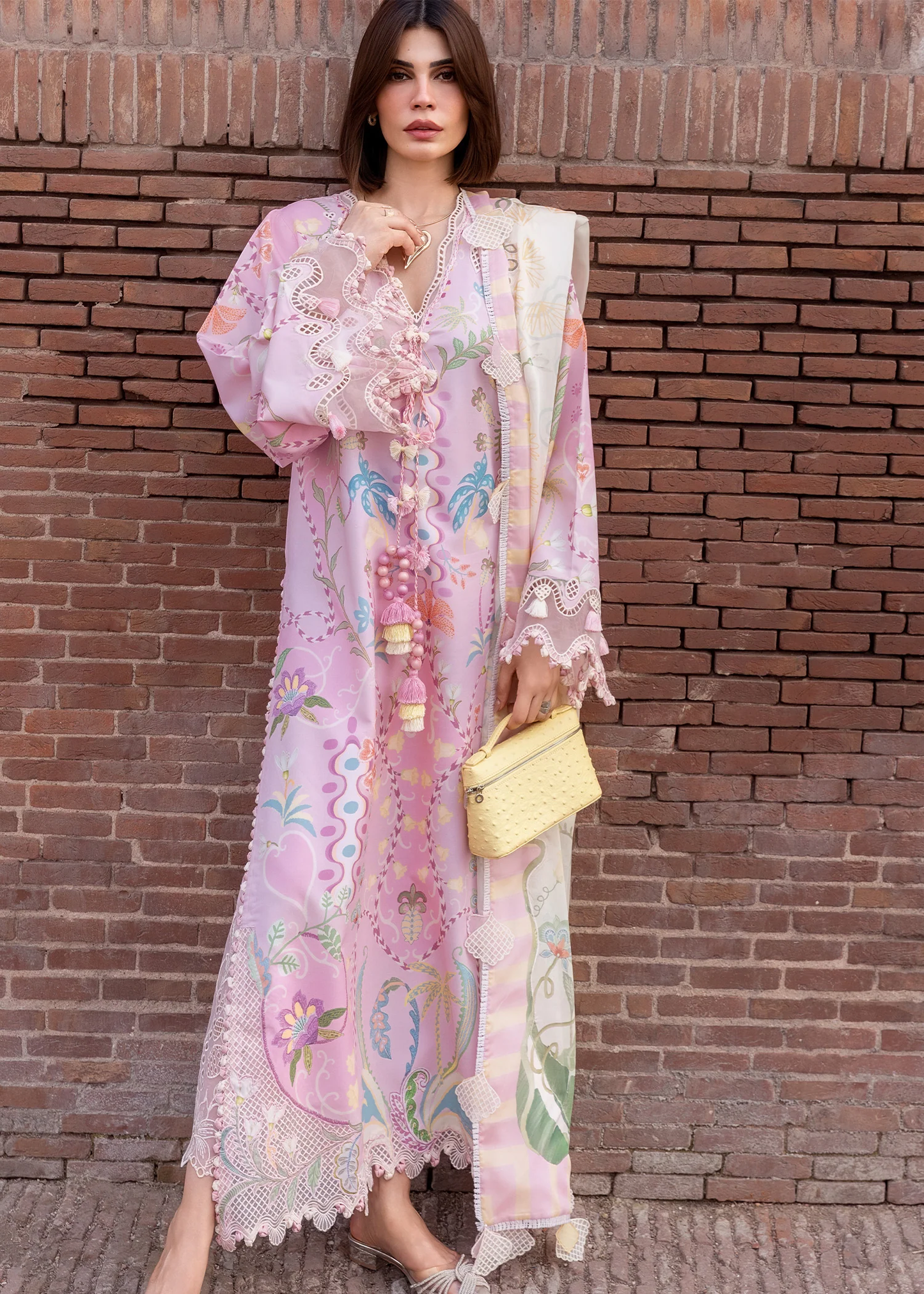 Crimson Luxury Lawn 2026 | OUT OF MANY HEARTS | D-6A