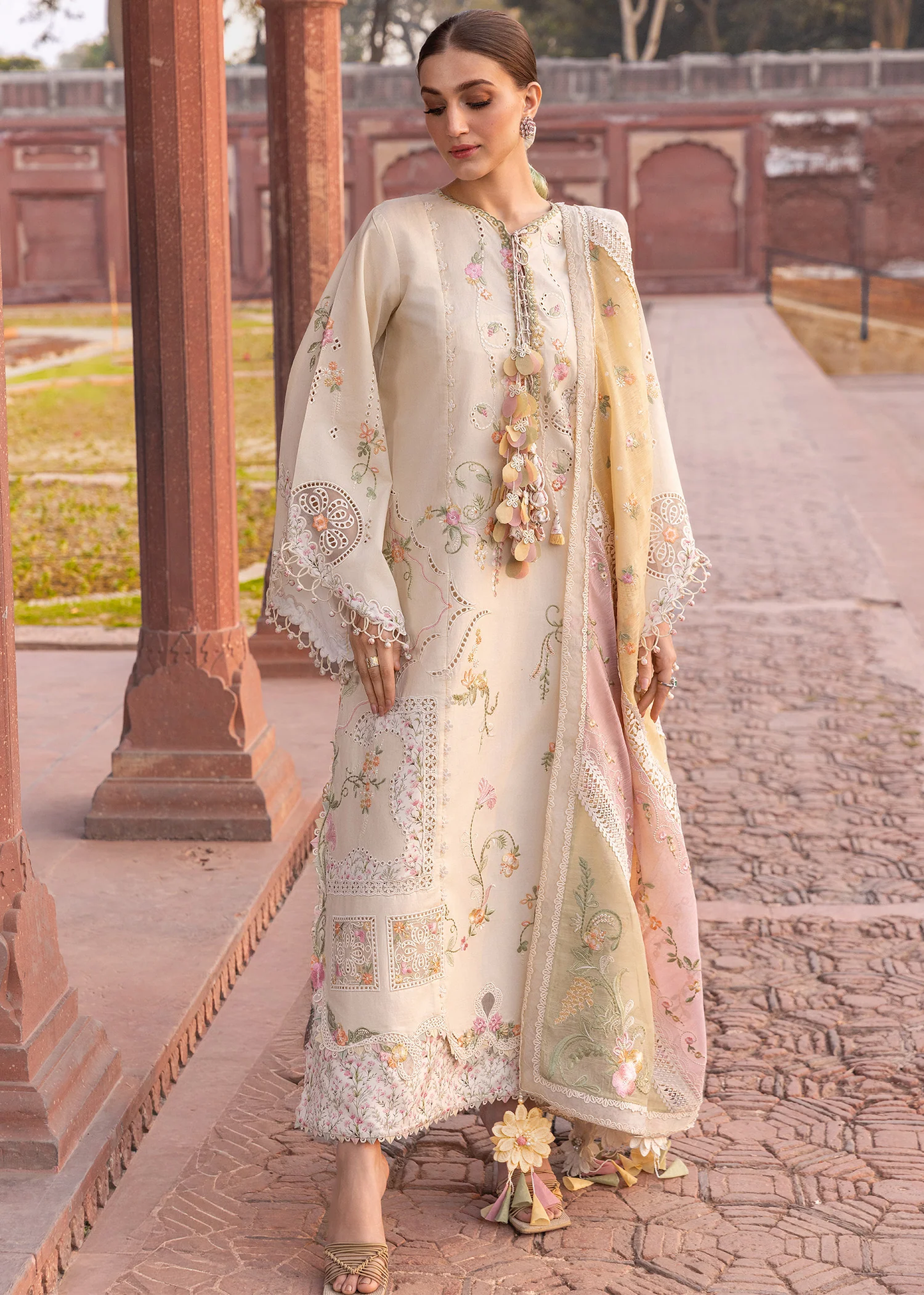 Crimson Luxury Lawn 2026 | OUT OF MANY HEARTS | D-7A