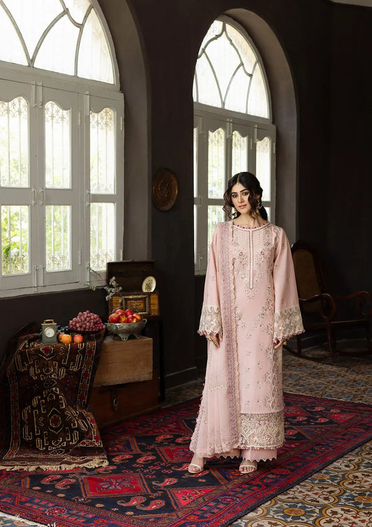 Kahf Karandi With Embroidered Chifoon 2025 | KKH-08 | ROSABELLE