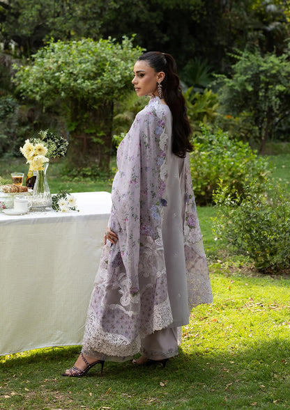 Elaf Premium Luxury Lawn 2026 Vol-02 | ELQ-4B | PURE PLUM