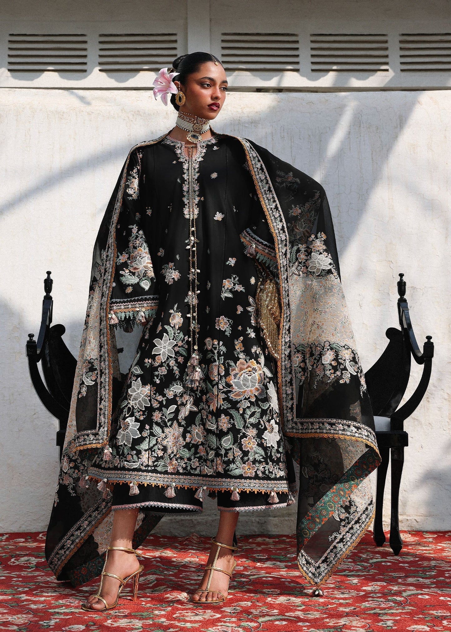 Hussain Rehar Luxury Lawn 2026 | KALABAGH | SABLE