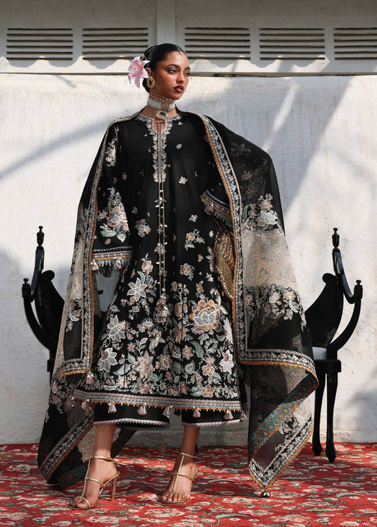 Hussain Rehar Luxury Lawn 2026 | KALABAGH | SABLE