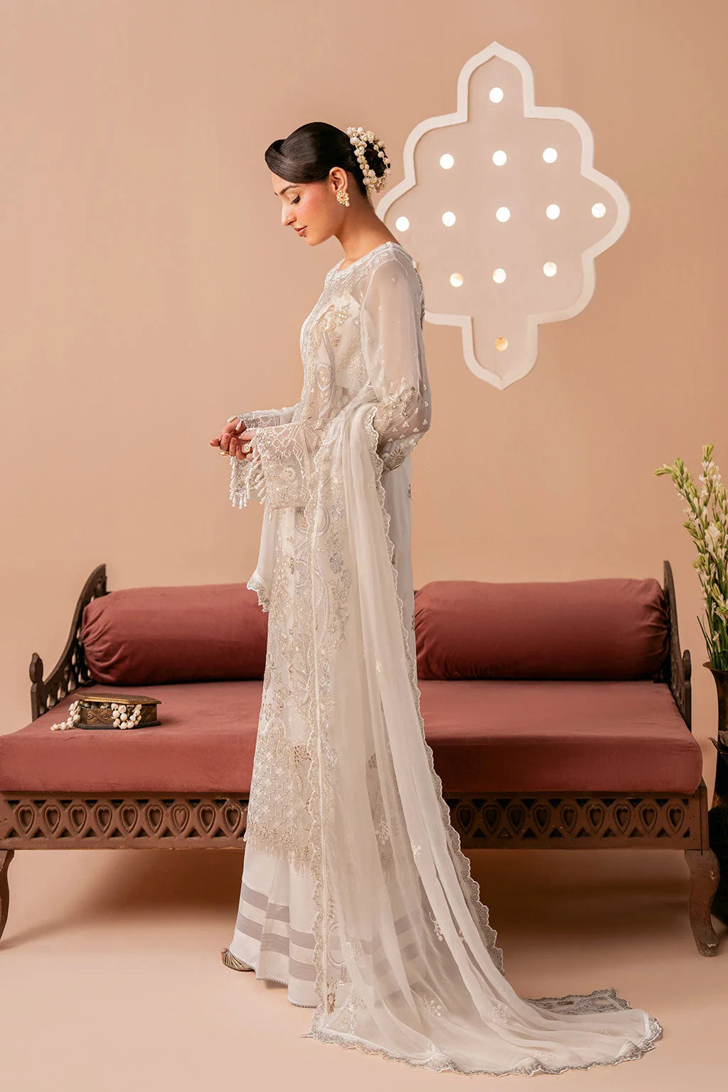 Ramsha Dastak Chiffon Collection 2026 | Q-302